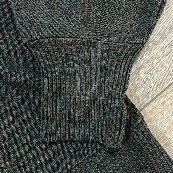 Vintage 70s Arnold Palmer by Robert Bruce Green Cardigan Sweater XL USA ILGWU - Picture 3 of 8